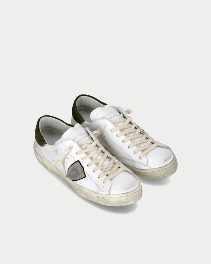 Sneakers Prsx Bianco Verde Militare