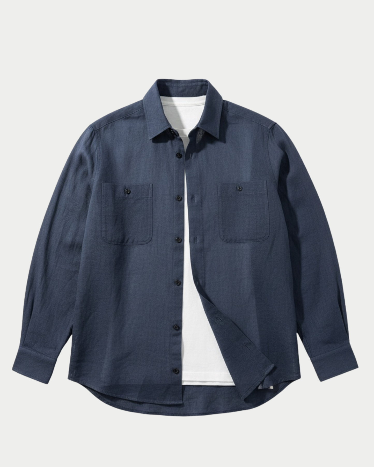 Camicia manico lungo in lino