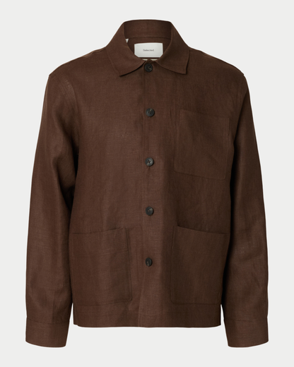 Camicia giacca in lino