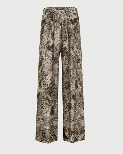 Aspen trousers in jacquard viscose