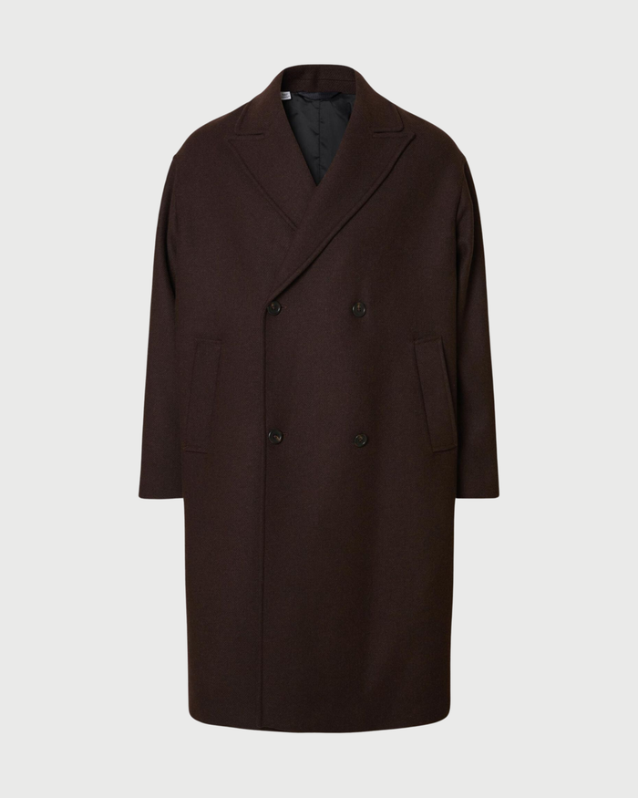 Cappotto unisex in misto lana