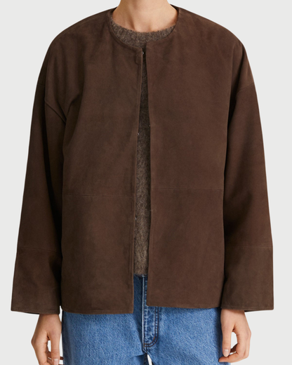 Giacca blazer Vana in suede