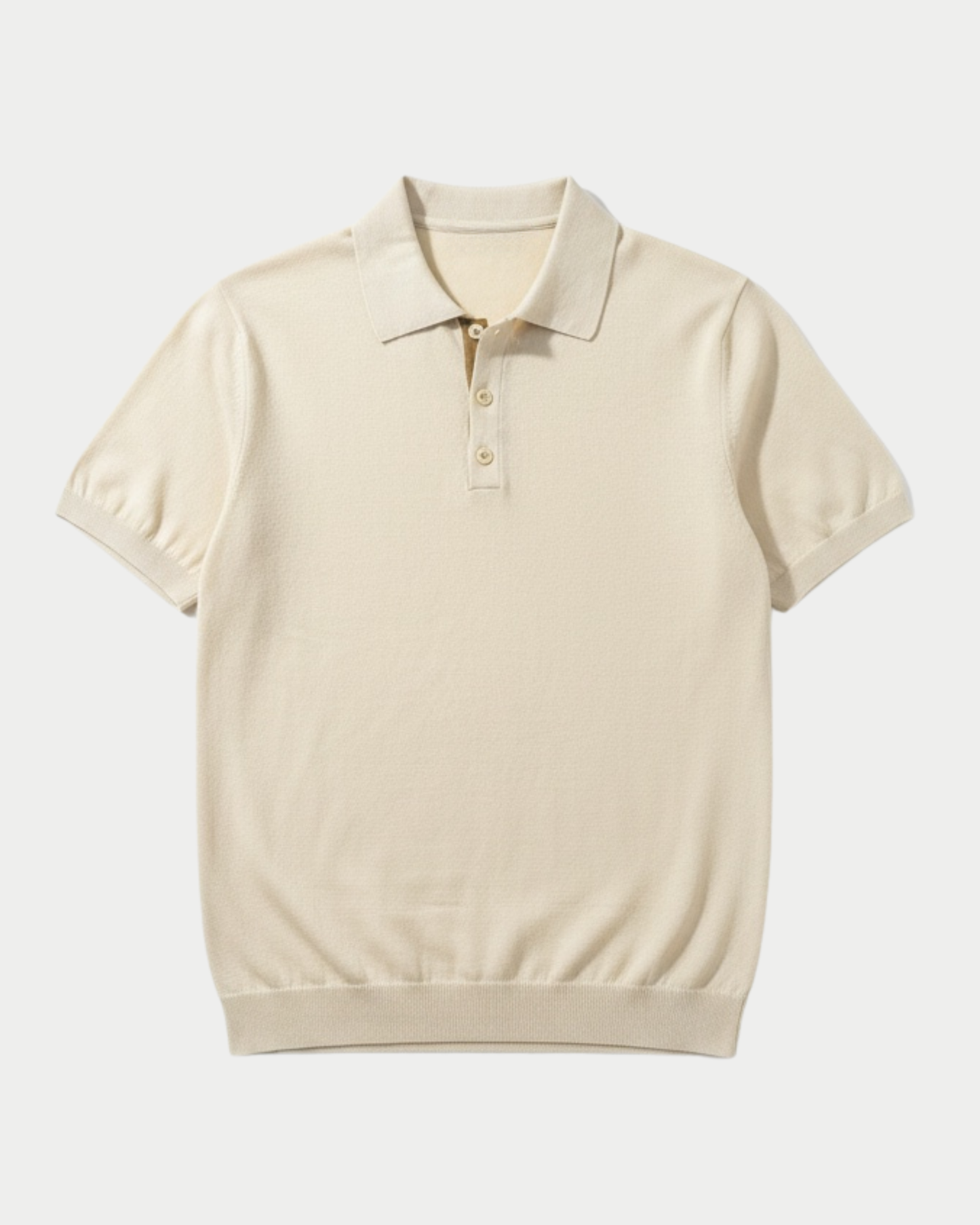 Knitwear polo con dettagli in contrasto
