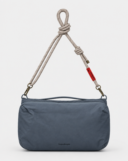 Borsa Bottle Sacoche L Burnt Ash Papery con tracolla 6mm Taupe Pattern