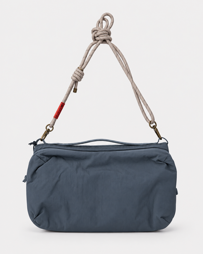 Borsa Bottle Sacoche L Burnt Ash Papery con tracolla 6mm Taupe Pattern