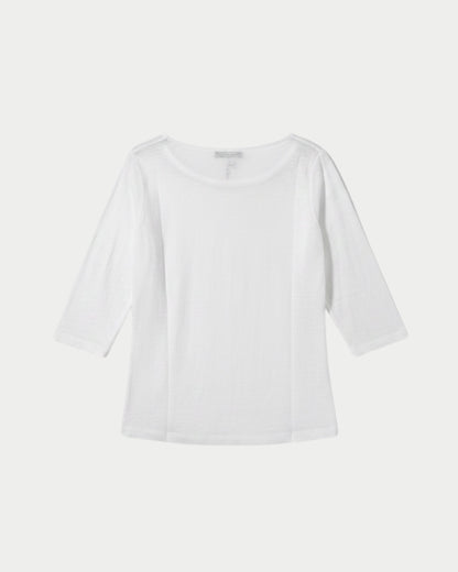 Henley R-neck 3/4 sleeve top
