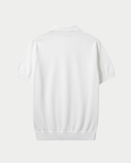 Polo in cotone pregiato