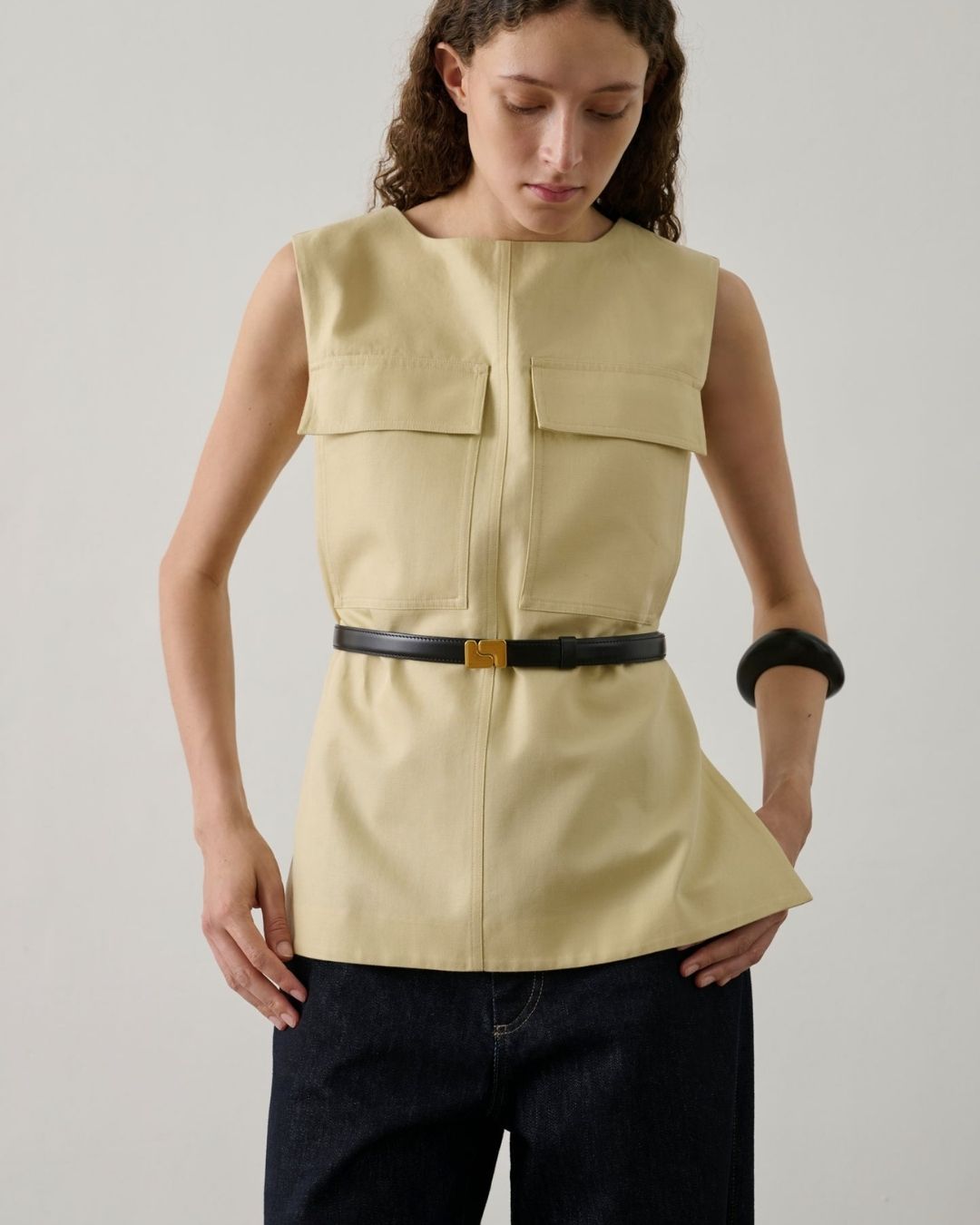 Cintura Ninon Mini in pelle lucida