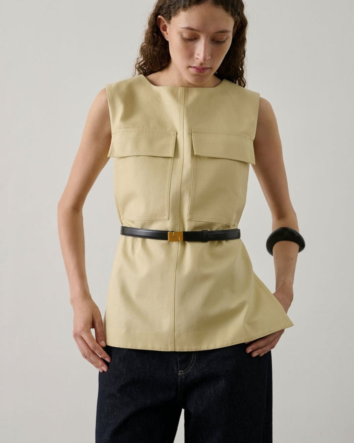 Cintura Ninon Mini in pelle lucida