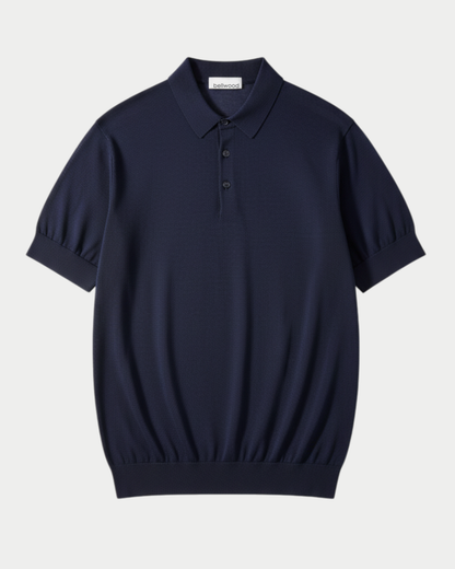 Polo in cotone pregiato
