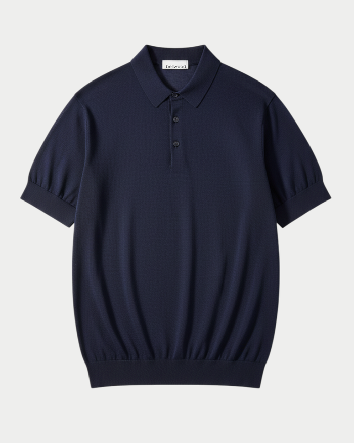 Polo in cotone pregiato