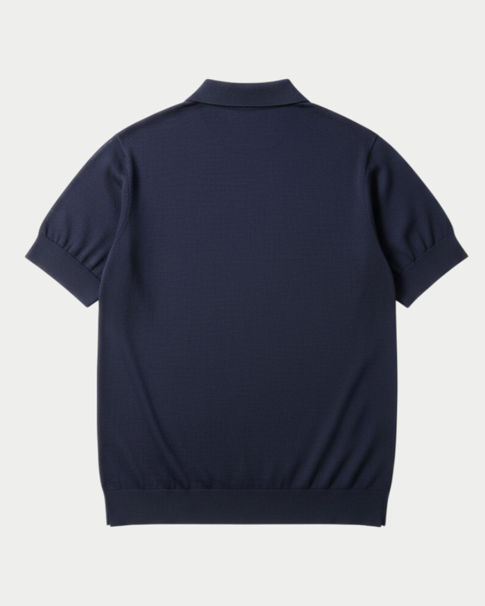 Polo in cotone pregiato