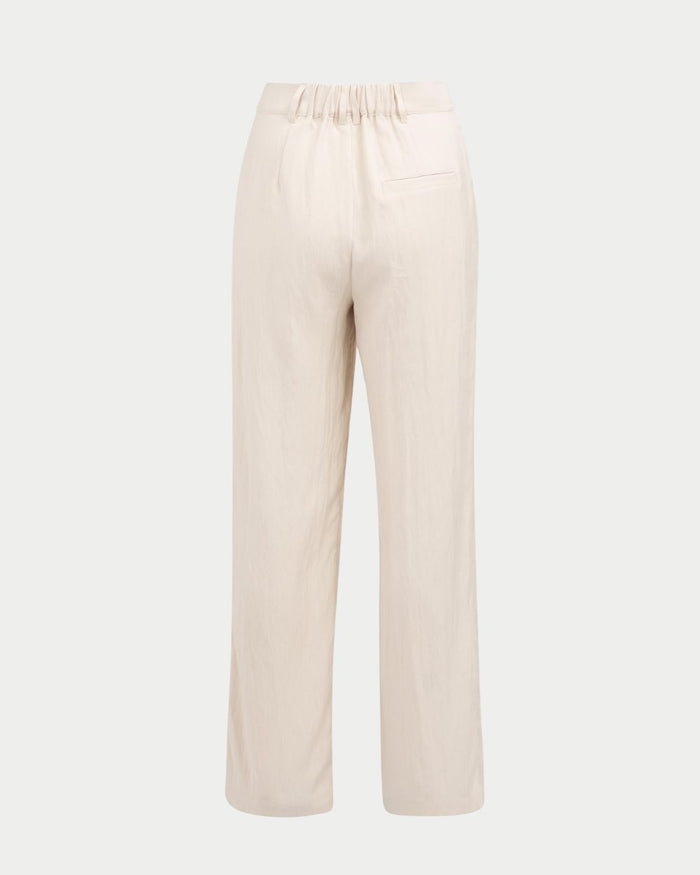 Pantaloni a gamba ampia con pinces