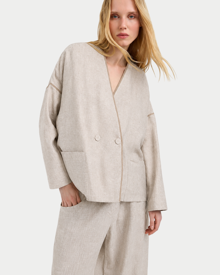 Giacca blazer Astre in lino