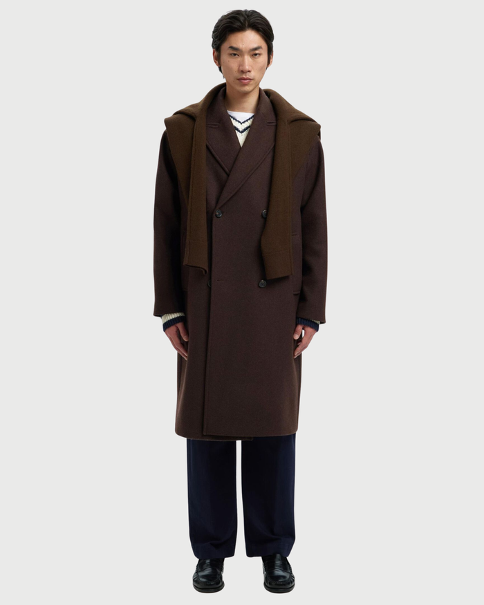 Cappotto unisex in misto lana