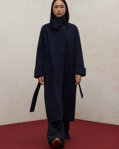 Lora coat in recycled wool