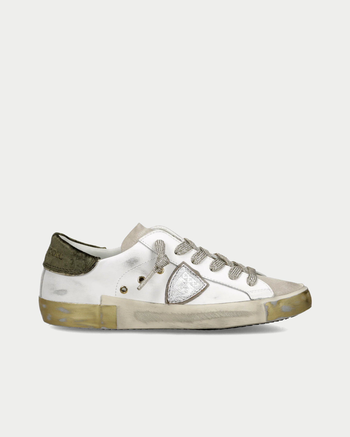 Sneaker Prsx Weiß Militärgrün