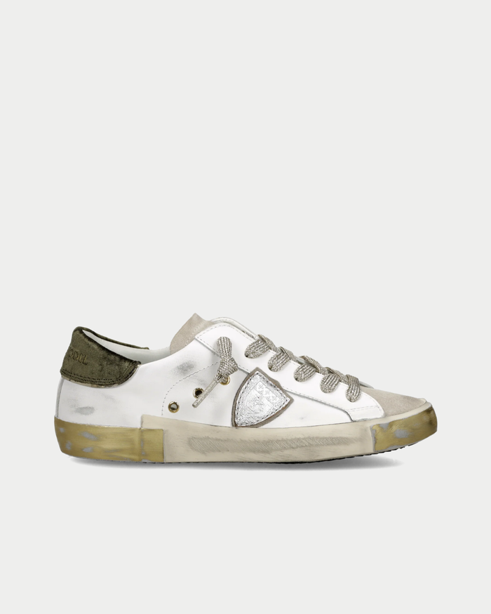 Sneakers Prsx Bianco Verde Militare