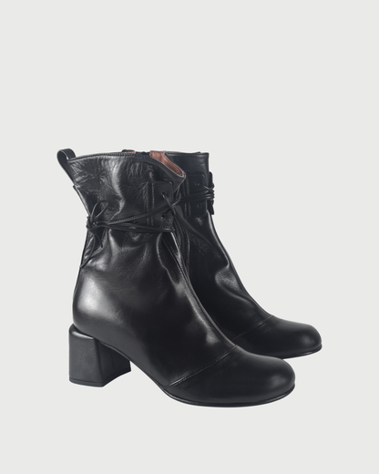 Tronchetto nappa nero