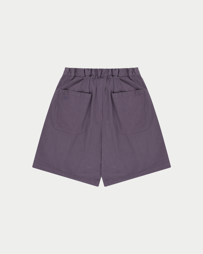 Pantaloni corti two tuck wide