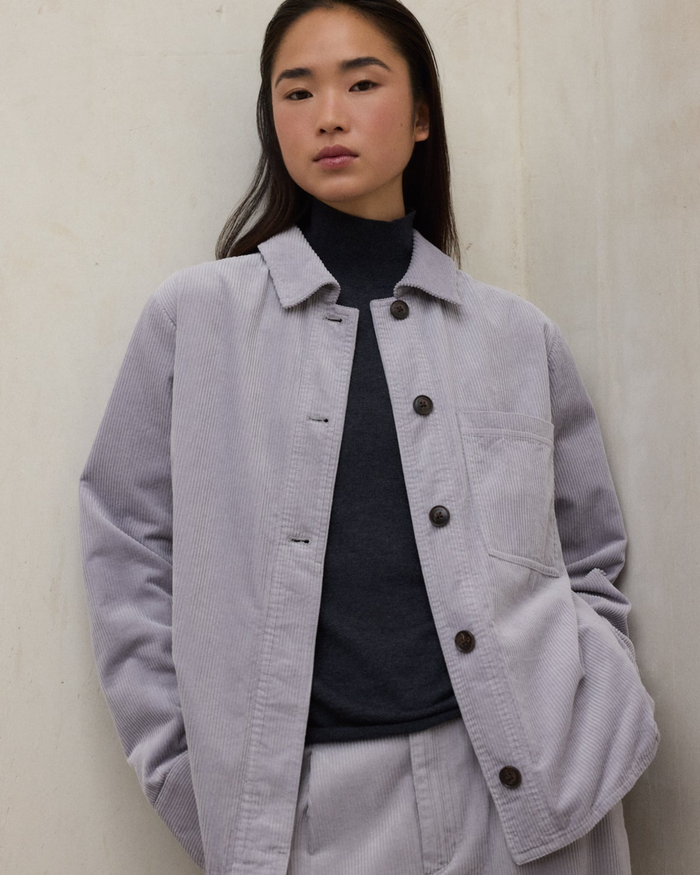 Camicia blazer in cotone biologico