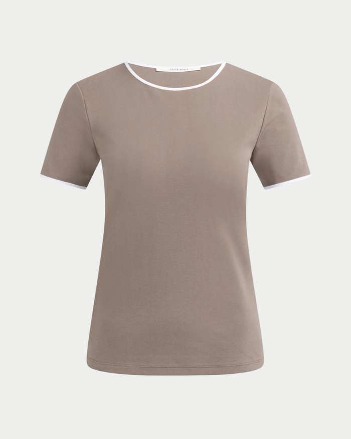 T-shirt con collo rotondo