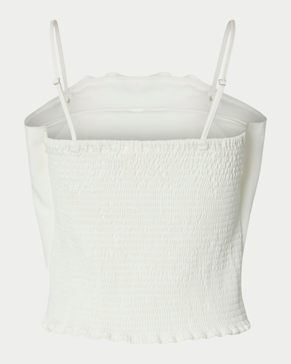 Top Vinelle plissiertes Bandeau