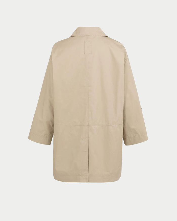 Giacca trench in cotone