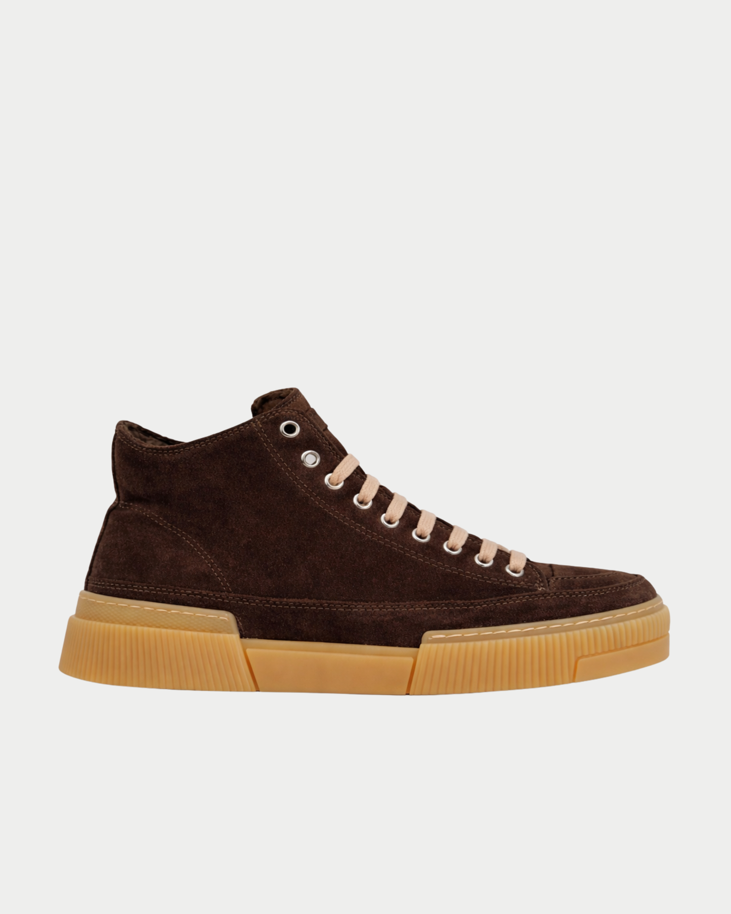 Sneaker alta in suede