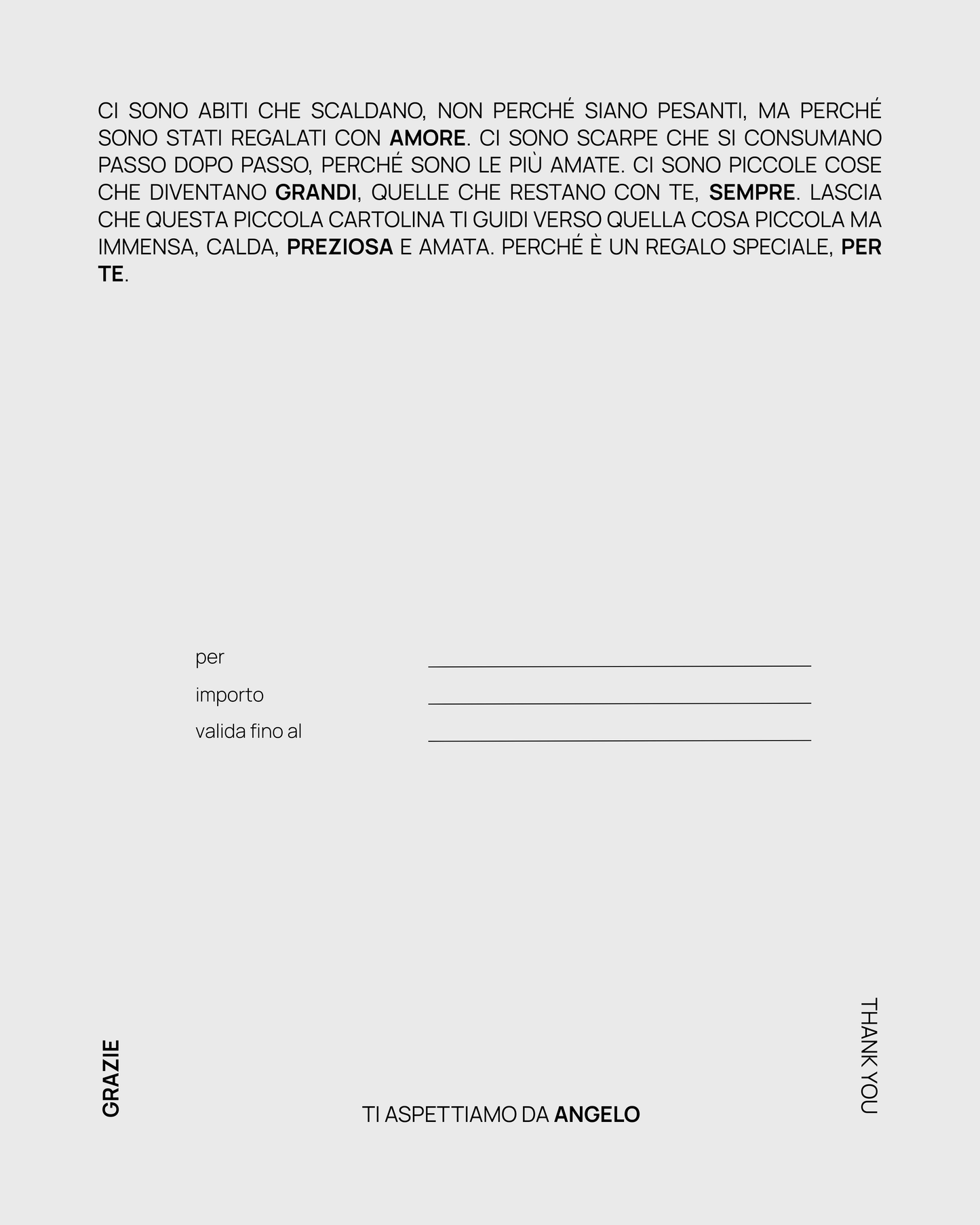 Carta regalo digitale