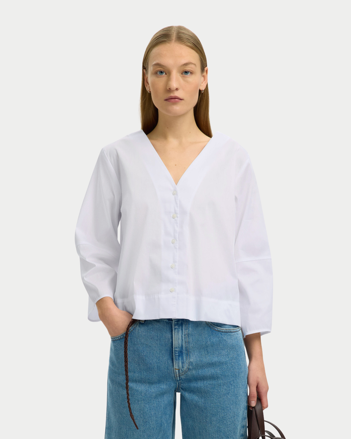 Camicia con maniche a 3/4