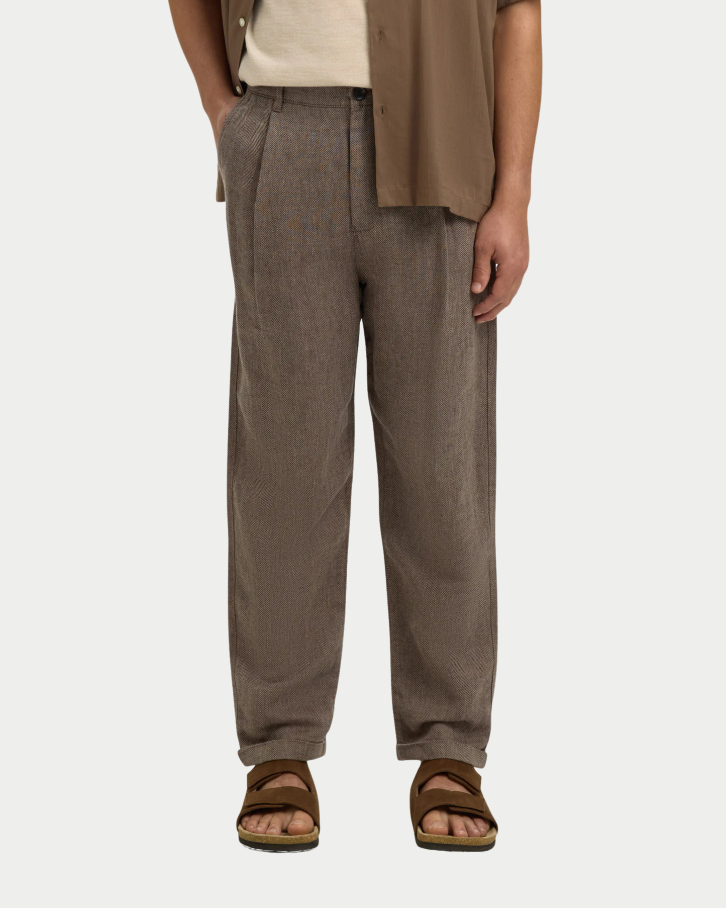 Pantaloni 180-relaxed linen