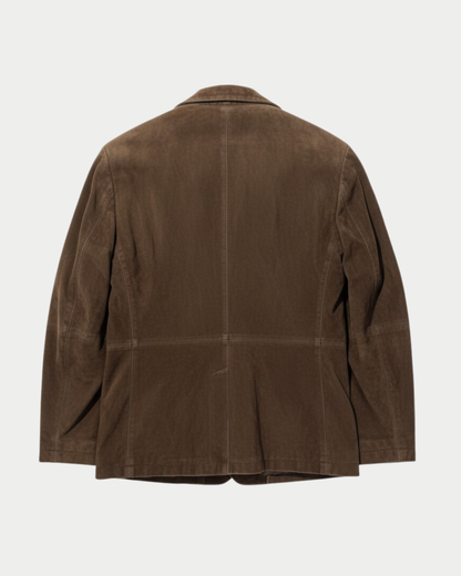 Giacca in suede blazer style