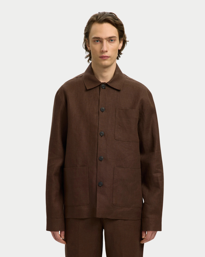 Camicia giacca in lino