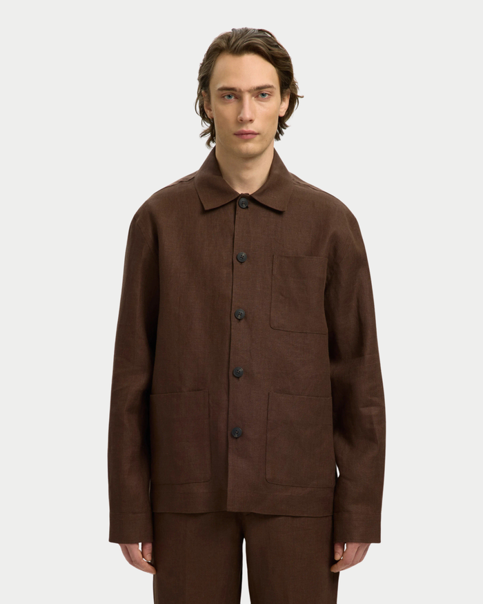 Camicia giacca in lino
