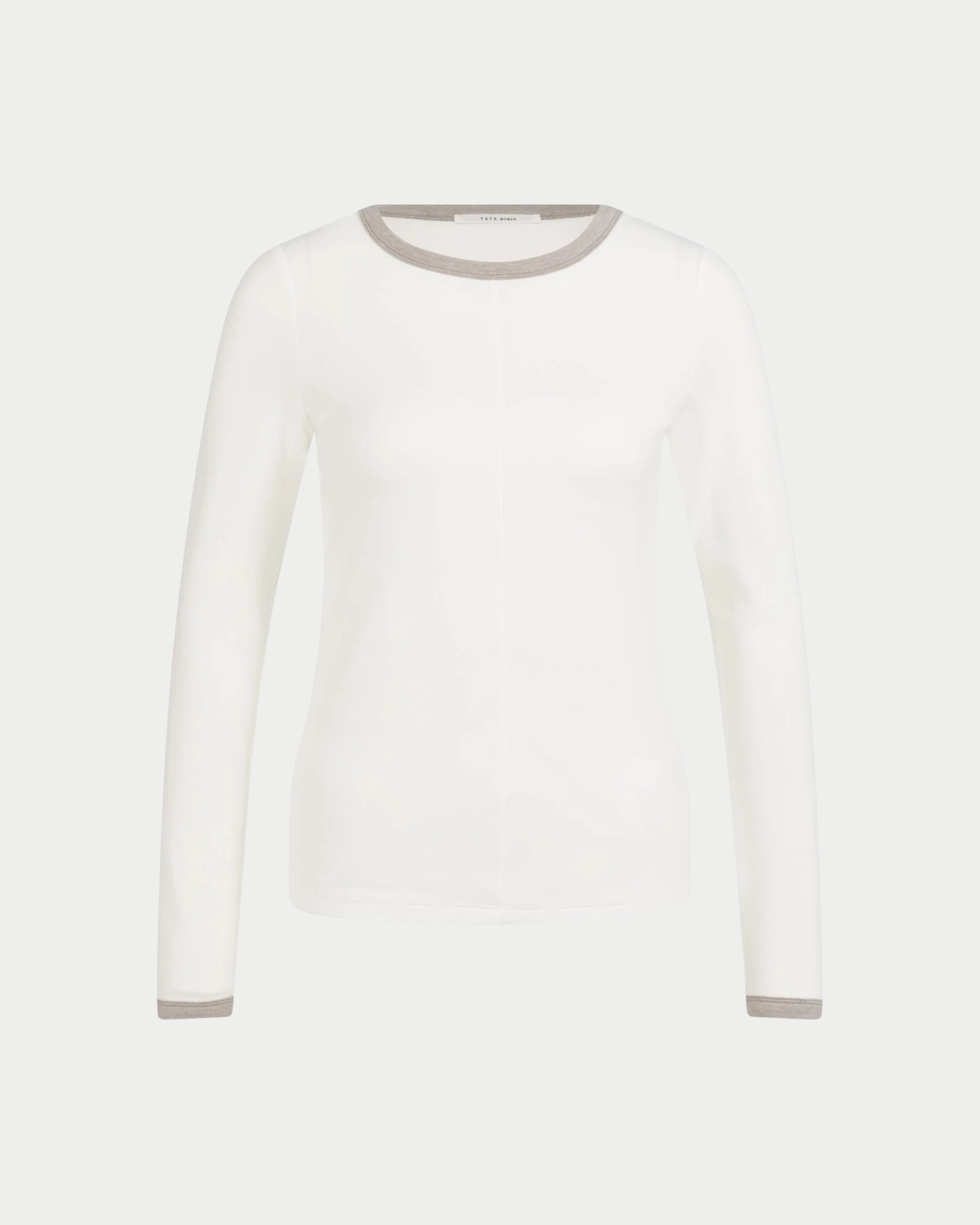 T-shirt a manica lunga con scollo rotondo