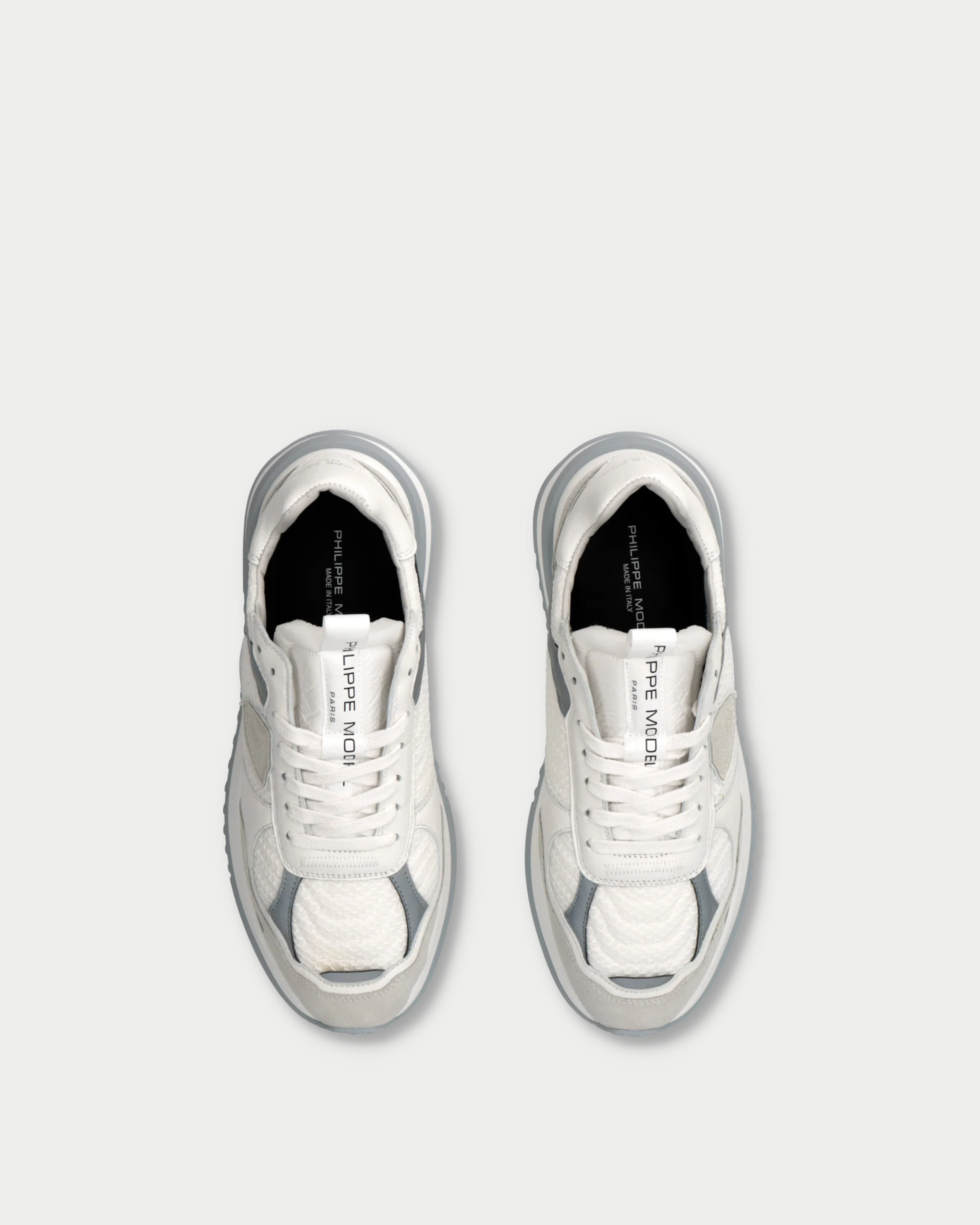 Sneakers Olympique Running, Bianco Grigio