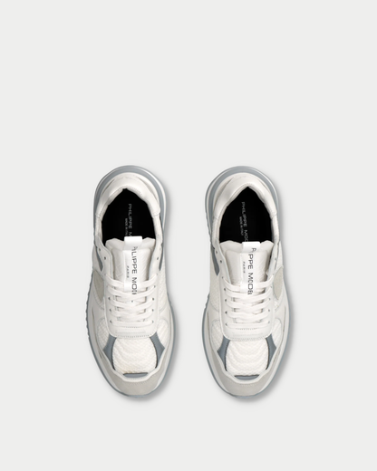 Sneakers Olympique Running, Bianco Grigio