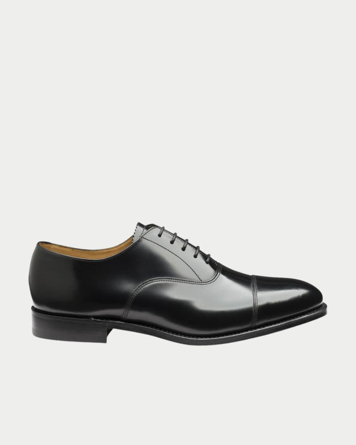 Oxford 747 in Pelle Nera Lucida