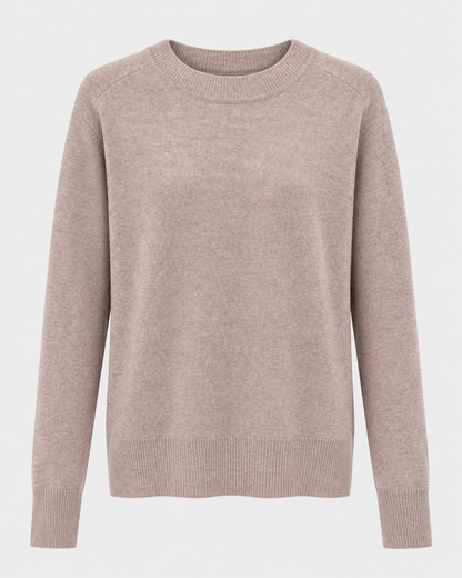 Maglia paricollo in misto cashmere