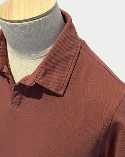 Kurzarm-Poloshirt ohne Knöpfe