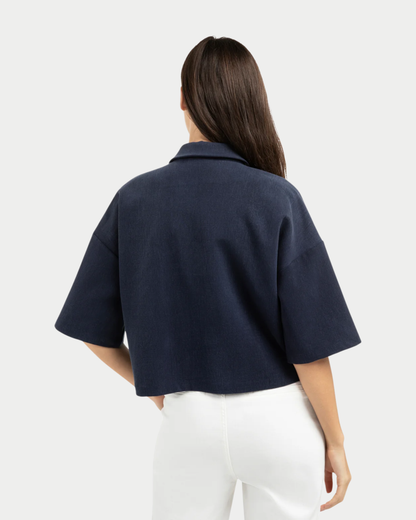 Polo t-shirt con maniche larghe