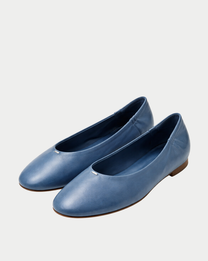 Ballerinas aus Glattleder