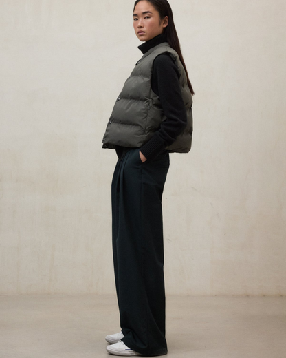 Recycelte Daunen-Gilet-Jacke