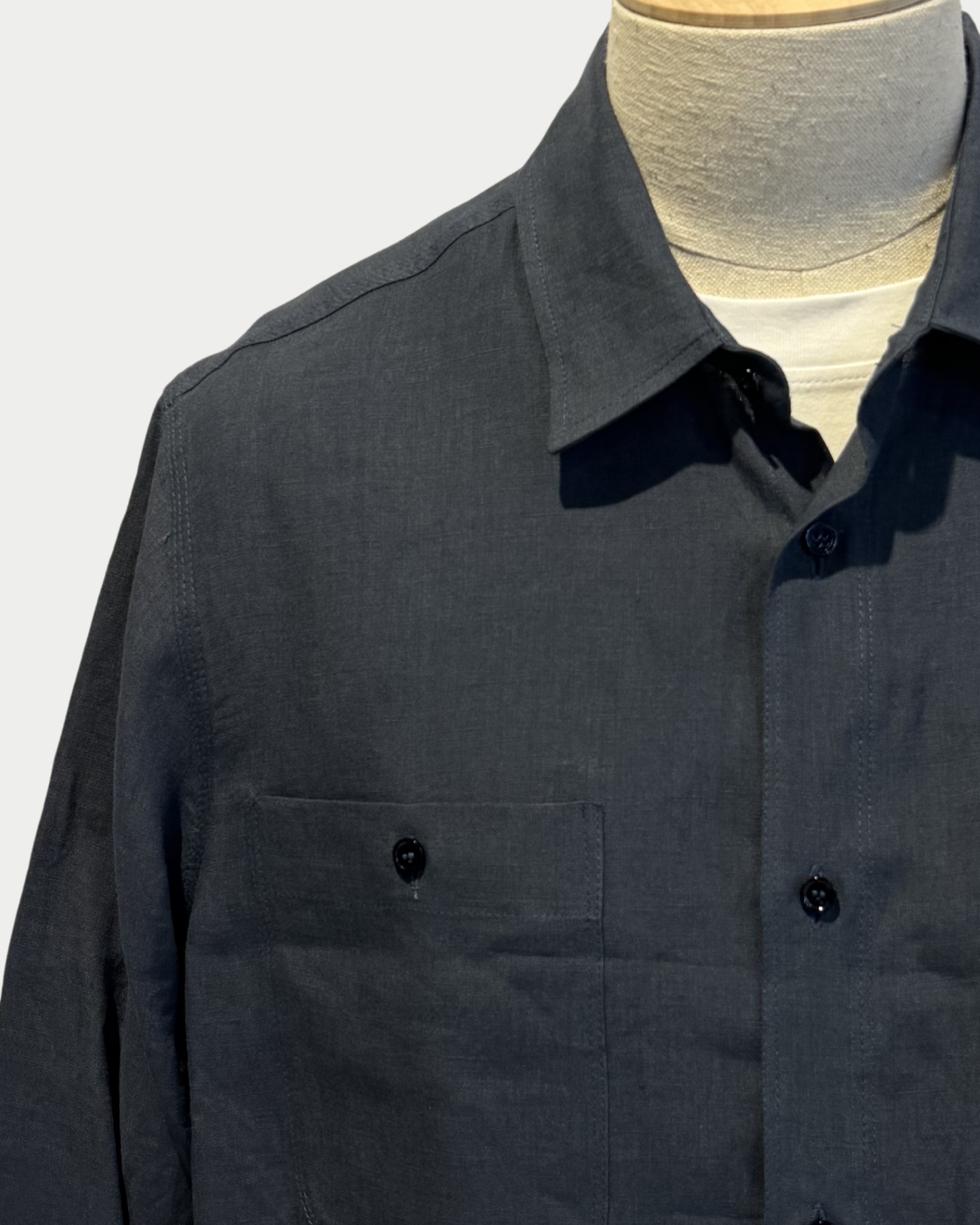Camicia manico lungo in lino