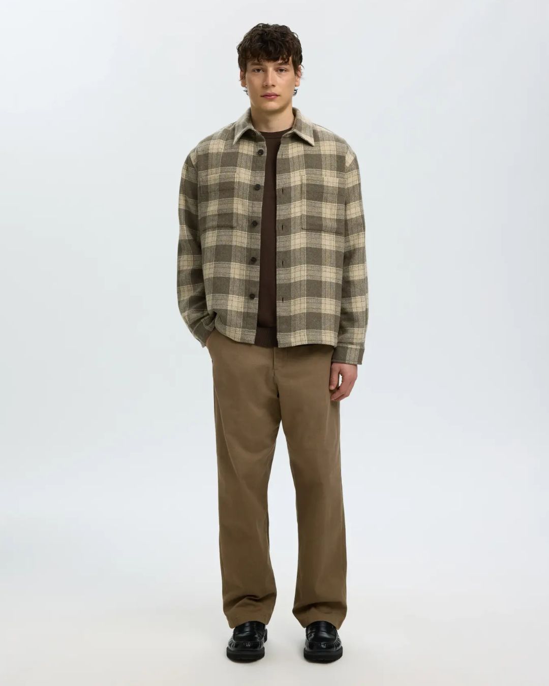 Pantaloni Loose Miles in Twill
