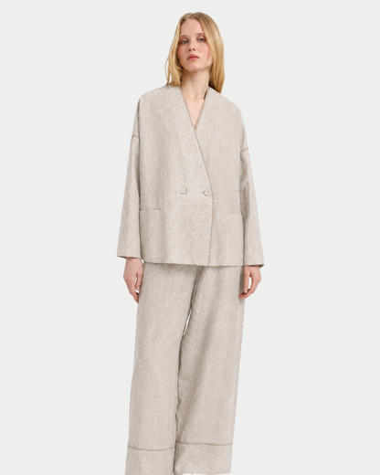 Astre linen blazer jacket