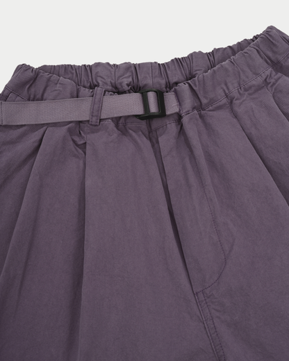 Pantaloni corti two tuck wide