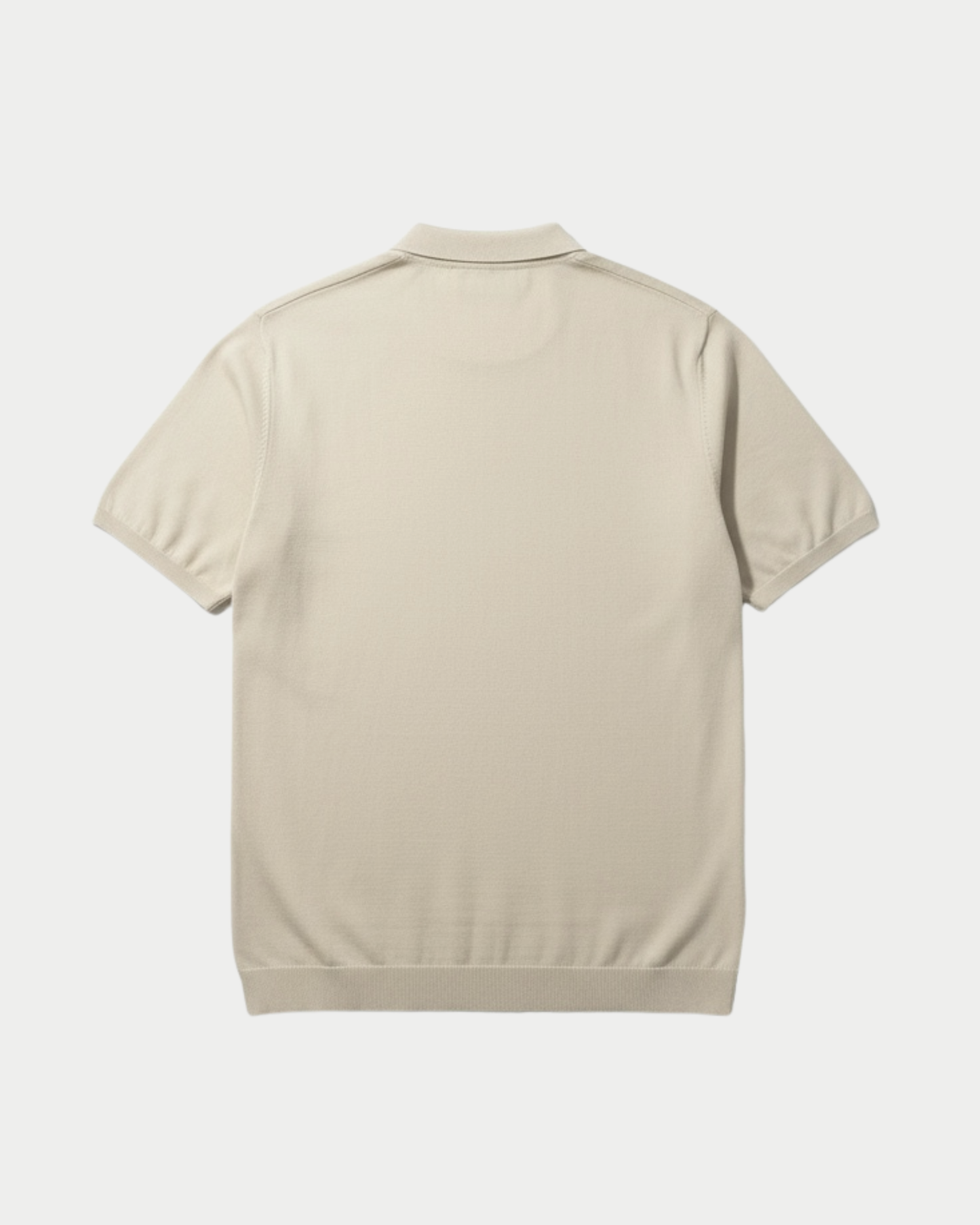 Knitwear polo con dettagli in contrasto
