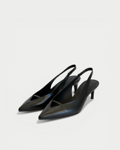 Décolleté slingback con tacco
